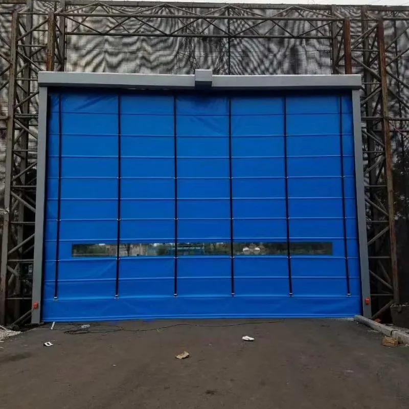 Export strap-type fast stacking door