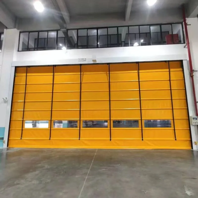 Introduction to PVC large stacking door and Stacking Rapid Door structure principle