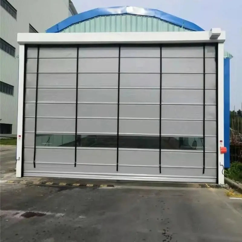 Fast roll stacking door