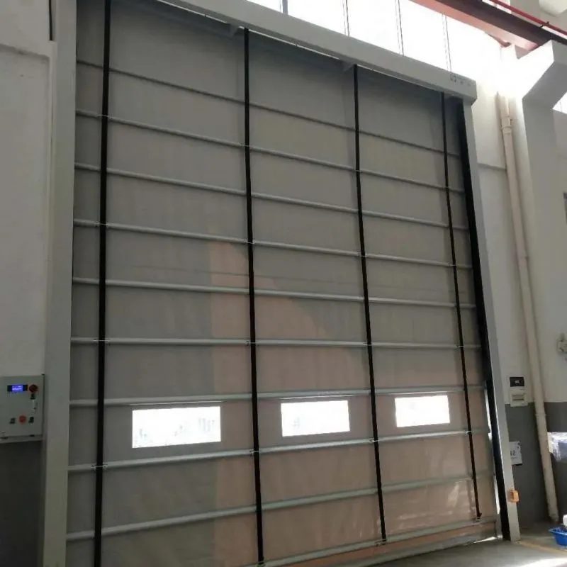 Fast roll stacking door