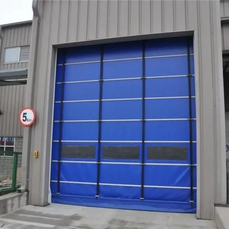 Export strap-type fast stacking door