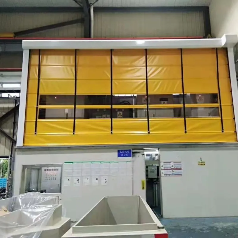 What is a Underground garage PVC transparent automatic stacking door? Introduction to the advantages and characteristics of the Stacking Rapid Door