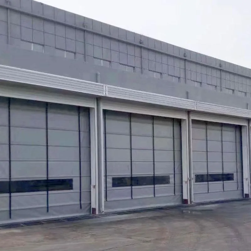 Export strap-type fast stacking door