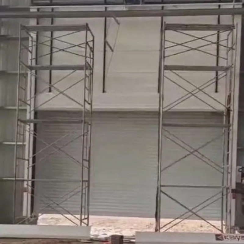 Large industrial stacking door