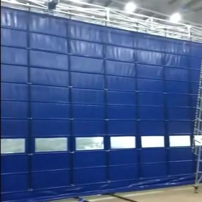 What is a Windproof stacking door for garage entrance and exit? How much is the price of the Stacking Rapid Door?