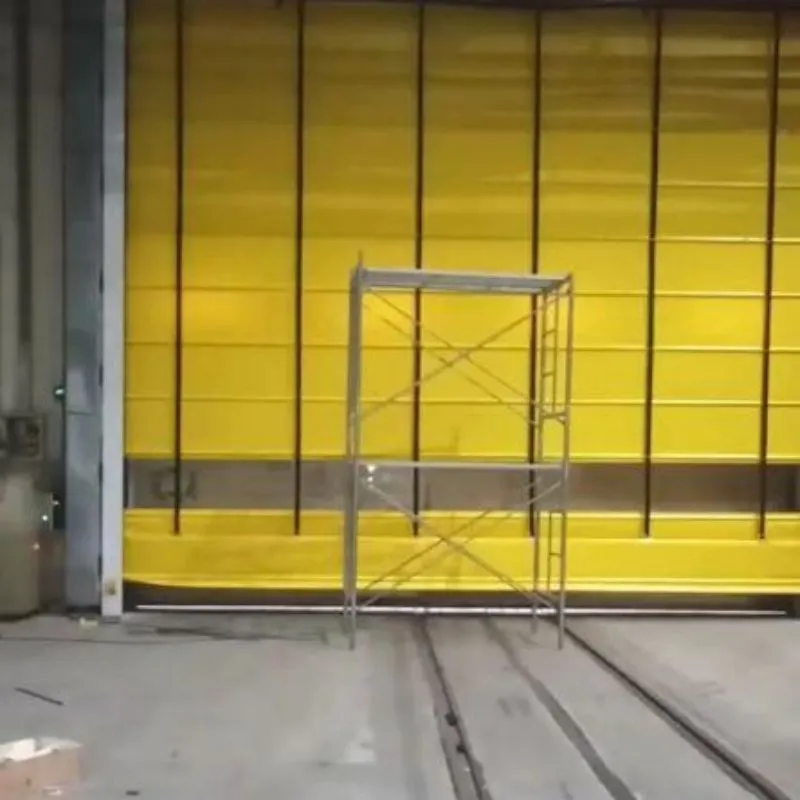 Fast roll stacking door