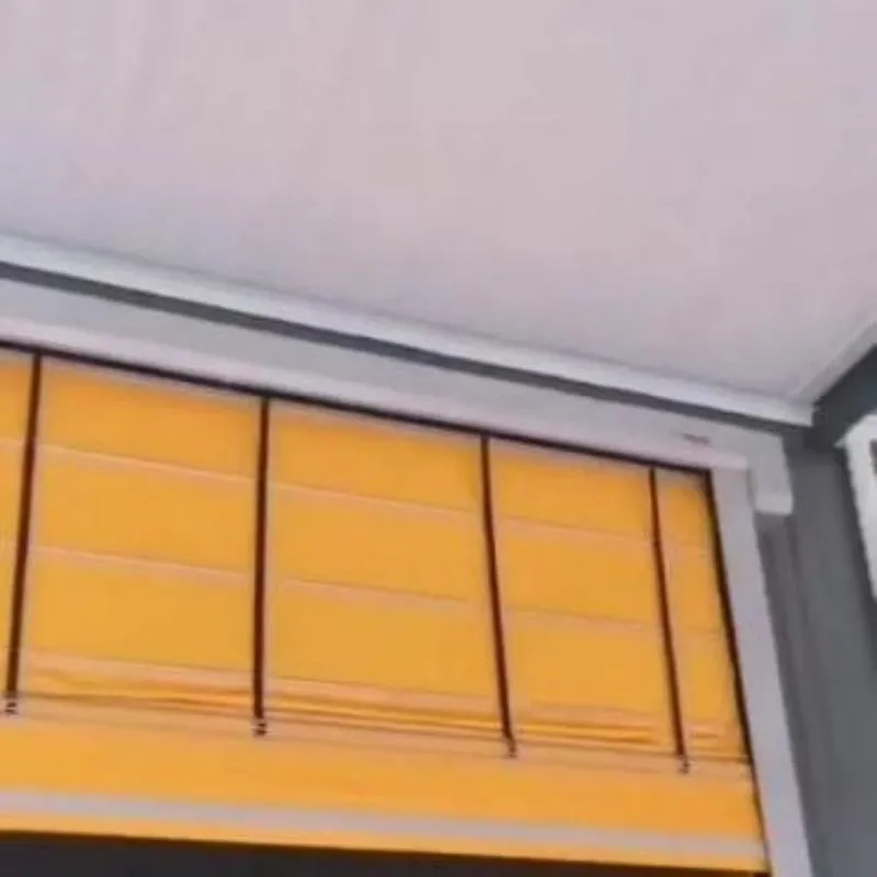 Large workshop wind-resistant PVC fast stacking door
