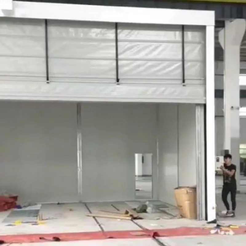 What is a Underground garage entrance and exit stacking doors? Introduction to the advantages and characteristics of Stacking Rapid Door functions