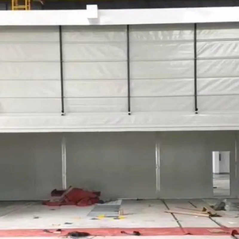 Large industrial stacking door