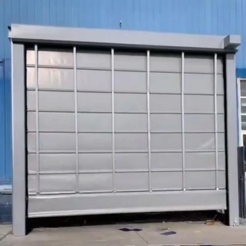 Introduction to Homemade blue stacking door and Stacking Rapid Door advantages and features
