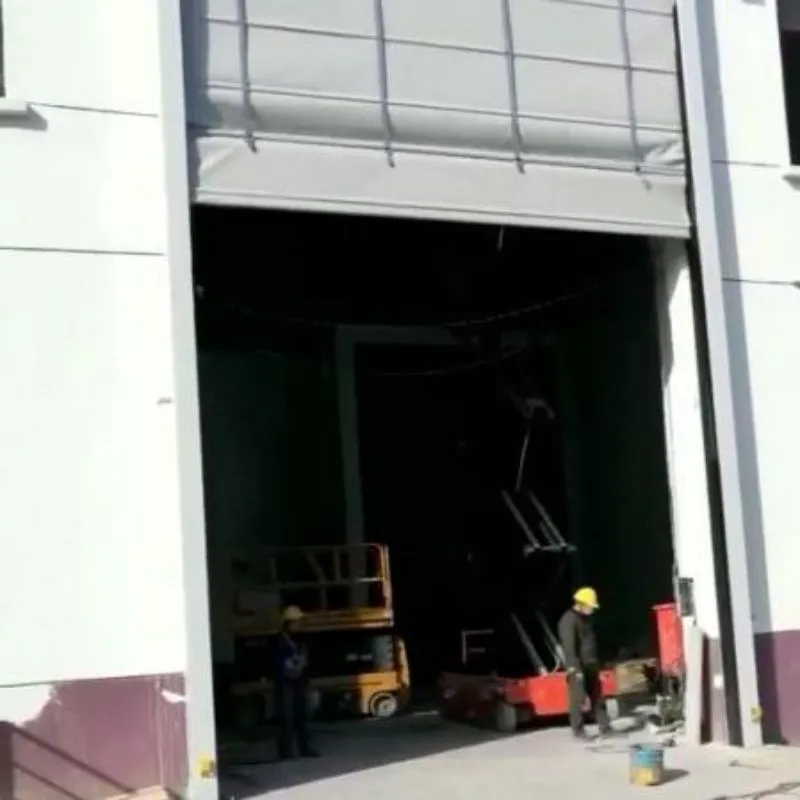 Fast roll stacking door