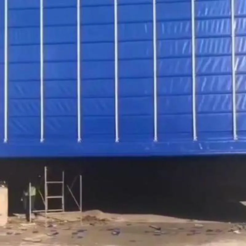 Electronics factory stacking door