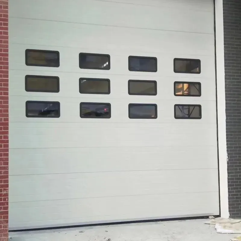 Introduction to Aluminum alloy white Sectional Door, introduction to Sectional Door function advantages and characteristics