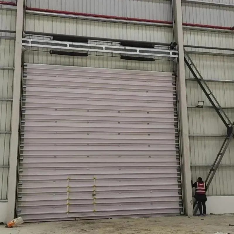 Cold storage fast stainless steel Vertical Lift Door 