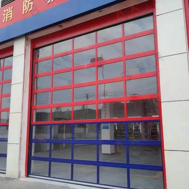 Large inorganic cloth Vertical Lift Door 